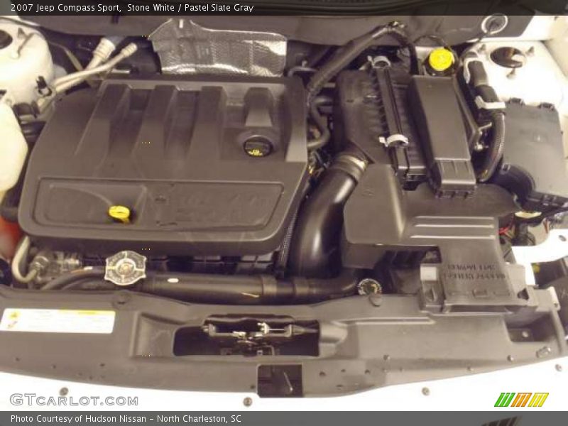 Stone White / Pastel Slate Gray 2007 Jeep Compass Sport