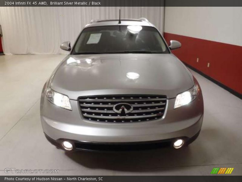 Brilliant Silver Metallic / Black 2004 Infiniti FX 45 AWD