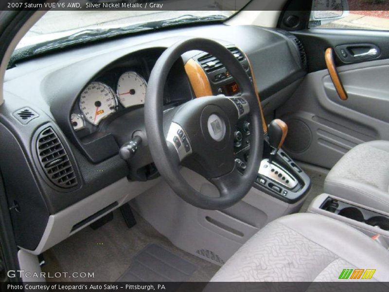 Silver Nickel Metallic / Gray 2007 Saturn VUE V6 AWD