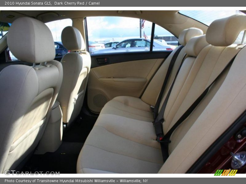 Dark Cherry Red / Camel 2010 Hyundai Sonata GLS