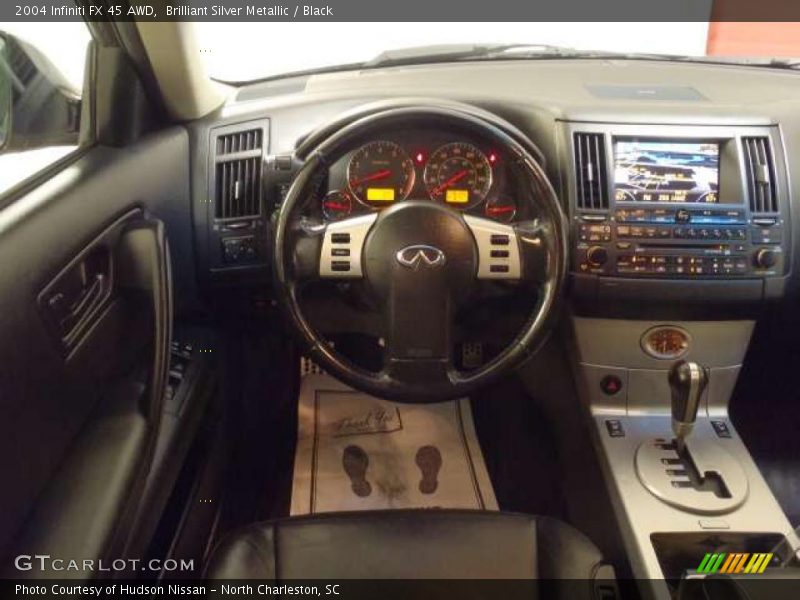 Brilliant Silver Metallic / Black 2004 Infiniti FX 45 AWD
