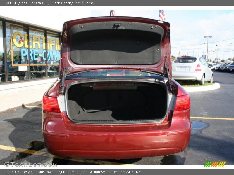 Dark Cherry Red / Camel 2010 Hyundai Sonata GLS