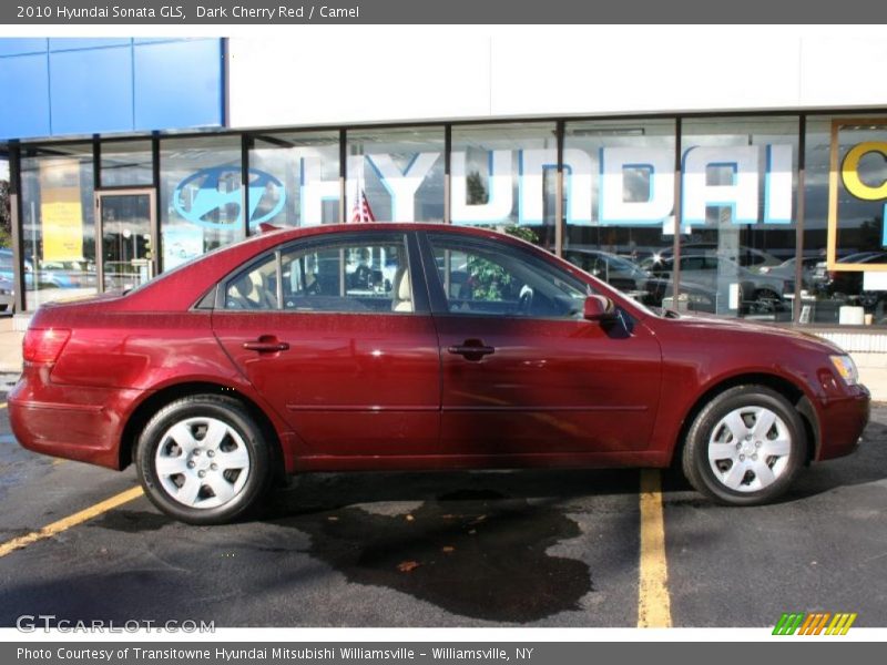 Dark Cherry Red / Camel 2010 Hyundai Sonata GLS