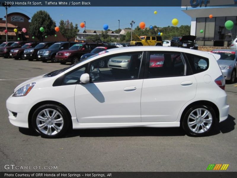 Taffeta White / Sport Black 2009 Honda Fit Sport
