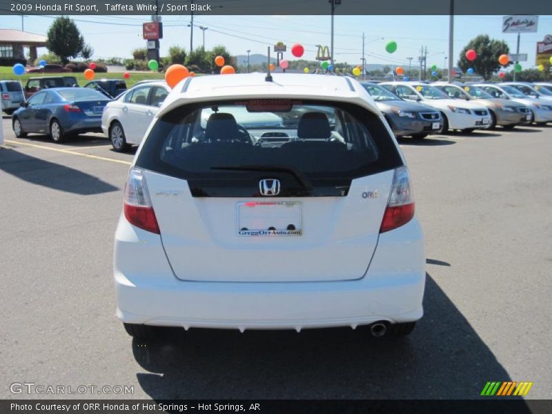 Taffeta White / Sport Black 2009 Honda Fit Sport