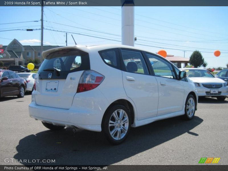 Taffeta White / Sport Black 2009 Honda Fit Sport