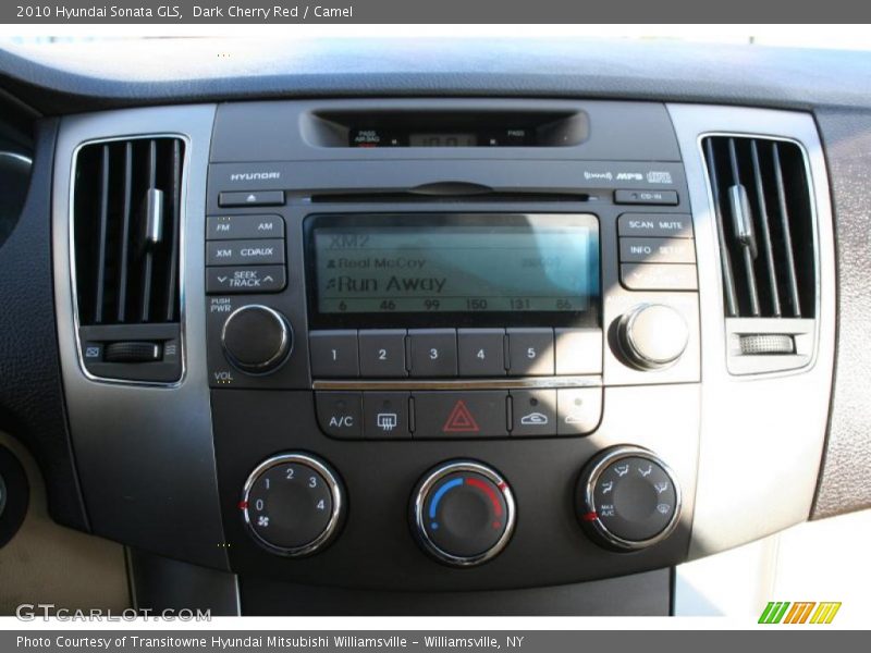 Dark Cherry Red / Camel 2010 Hyundai Sonata GLS