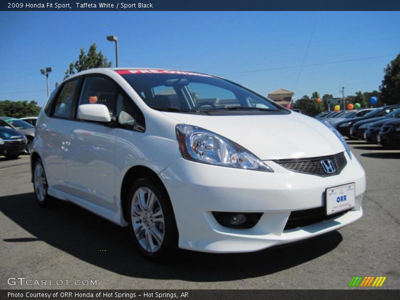 Taffeta White / Sport Black 2009 Honda Fit Sport