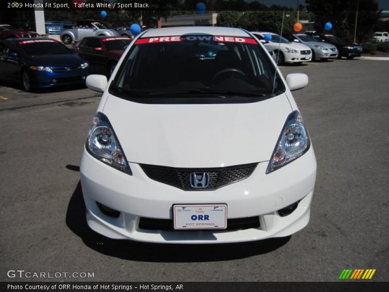 Taffeta White / Sport Black 2009 Honda Fit Sport