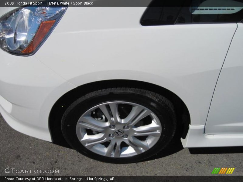 Taffeta White / Sport Black 2009 Honda Fit Sport