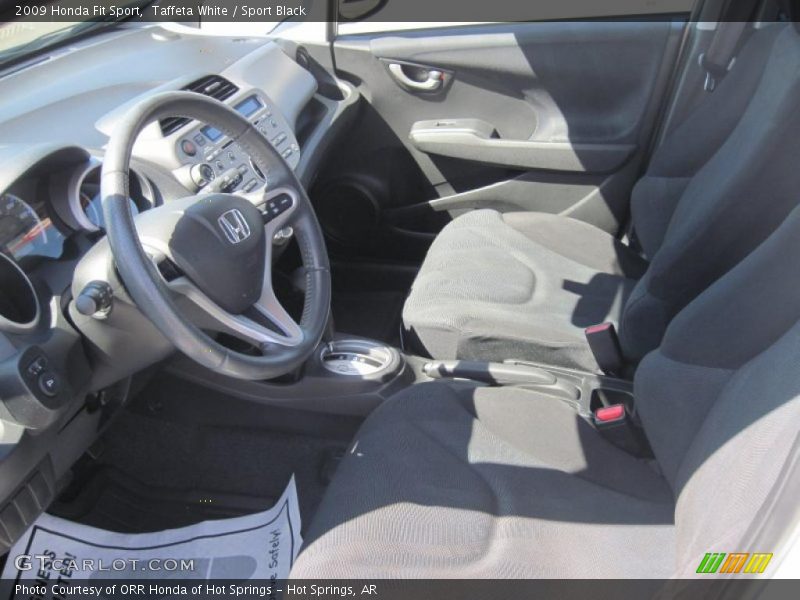 Taffeta White / Sport Black 2009 Honda Fit Sport