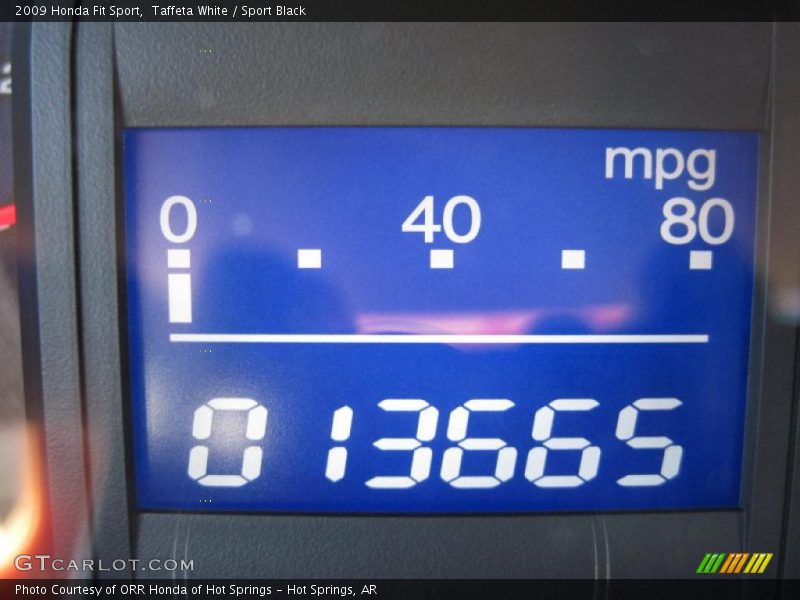 Taffeta White / Sport Black 2009 Honda Fit Sport