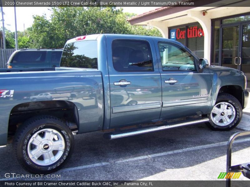 Blue Granite Metallic / Light Titanium/Dark Titanium 2010 Chevrolet Silverado 1500 LTZ Crew Cab 4x4