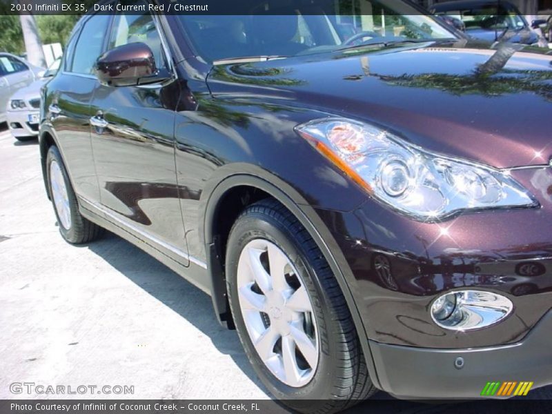 Dark Current Red / Chestnut 2010 Infiniti EX 35