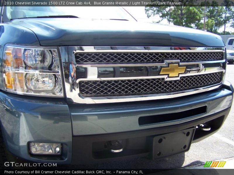 Blue Granite Metallic / Light Titanium/Dark Titanium 2010 Chevrolet Silverado 1500 LTZ Crew Cab 4x4