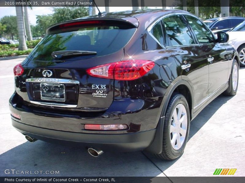 Dark Current Red / Chestnut 2010 Infiniti EX 35
