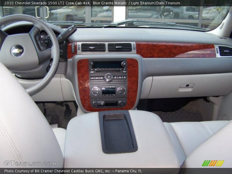 Blue Granite Metallic / Light Titanium/Dark Titanium 2010 Chevrolet Silverado 1500 LTZ Crew Cab 4x4