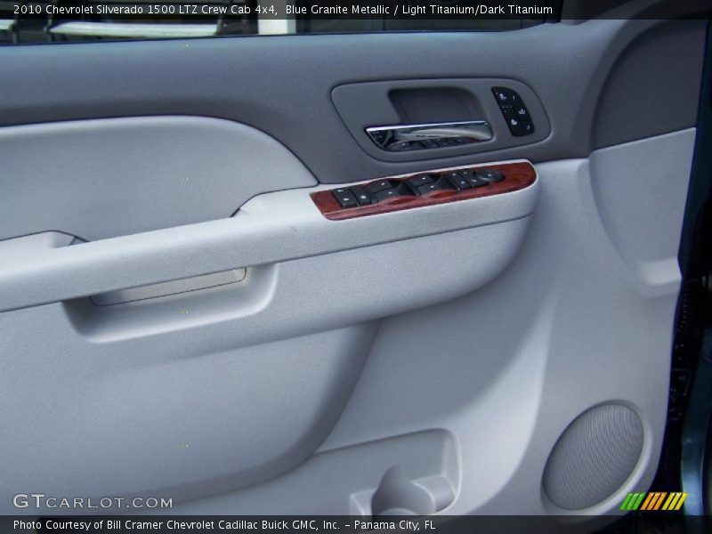 Blue Granite Metallic / Light Titanium/Dark Titanium 2010 Chevrolet Silverado 1500 LTZ Crew Cab 4x4