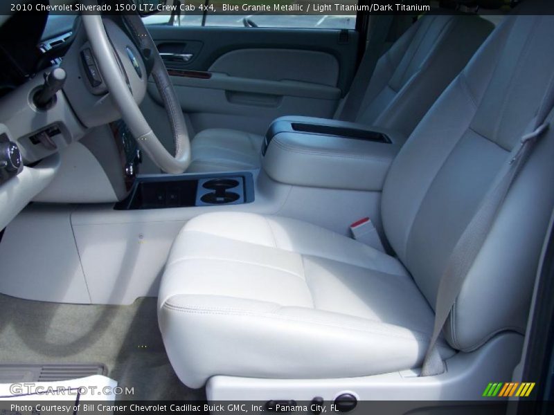 Blue Granite Metallic / Light Titanium/Dark Titanium 2010 Chevrolet Silverado 1500 LTZ Crew Cab 4x4