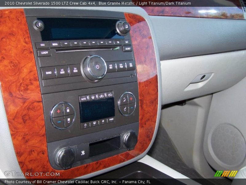 Blue Granite Metallic / Light Titanium/Dark Titanium 2010 Chevrolet Silverado 1500 LTZ Crew Cab 4x4