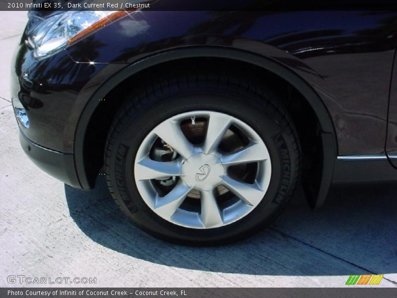 Dark Current Red / Chestnut 2010 Infiniti EX 35