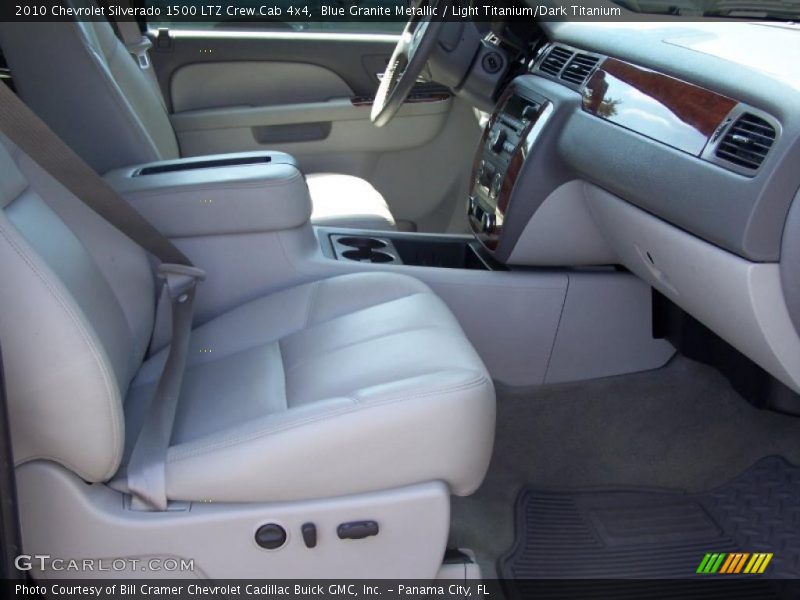 Blue Granite Metallic / Light Titanium/Dark Titanium 2010 Chevrolet Silverado 1500 LTZ Crew Cab 4x4