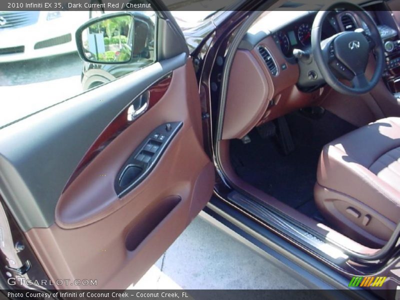 Dark Current Red / Chestnut 2010 Infiniti EX 35