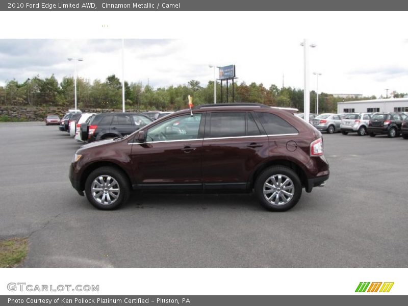 Cinnamon Metallic / Camel 2010 Ford Edge Limited AWD