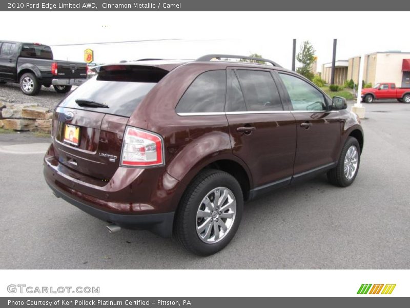 Cinnamon Metallic / Camel 2010 Ford Edge Limited AWD