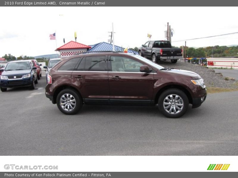 Cinnamon Metallic / Camel 2010 Ford Edge Limited AWD