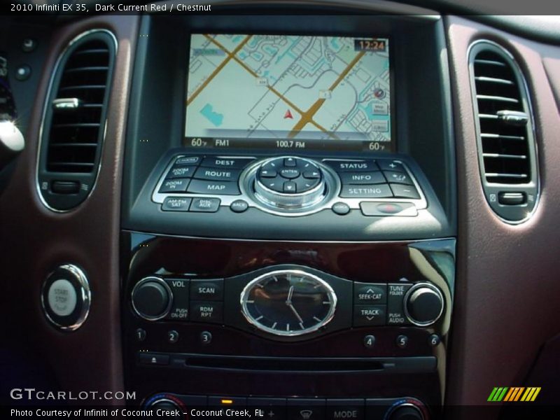 Dark Current Red / Chestnut 2010 Infiniti EX 35