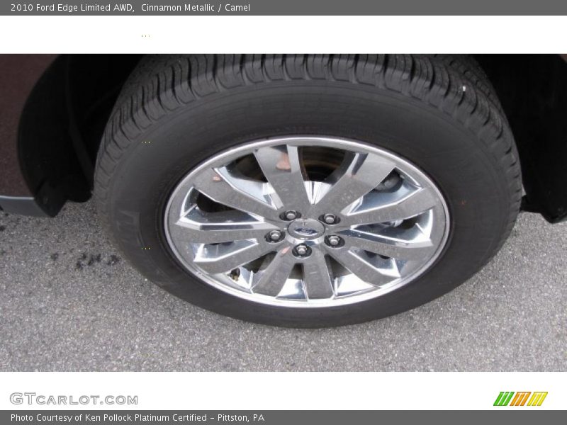 Cinnamon Metallic / Camel 2010 Ford Edge Limited AWD