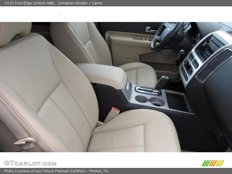 Cinnamon Metallic / Camel 2010 Ford Edge Limited AWD
