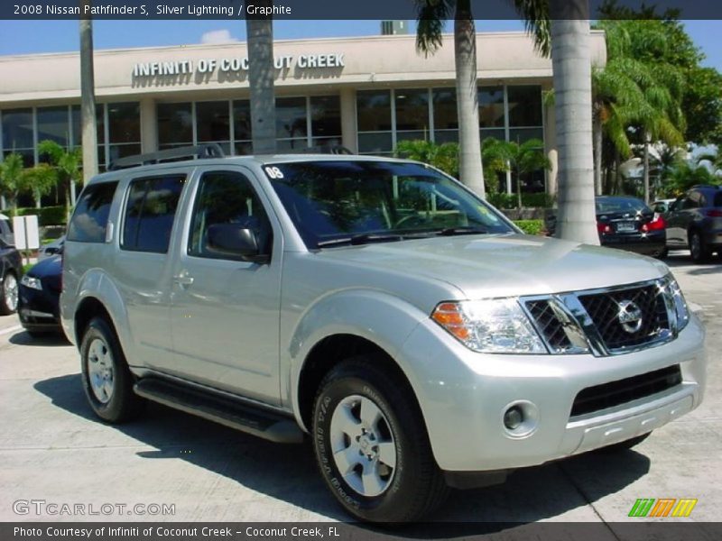 Silver Lightning / Graphite 2008 Nissan Pathfinder S