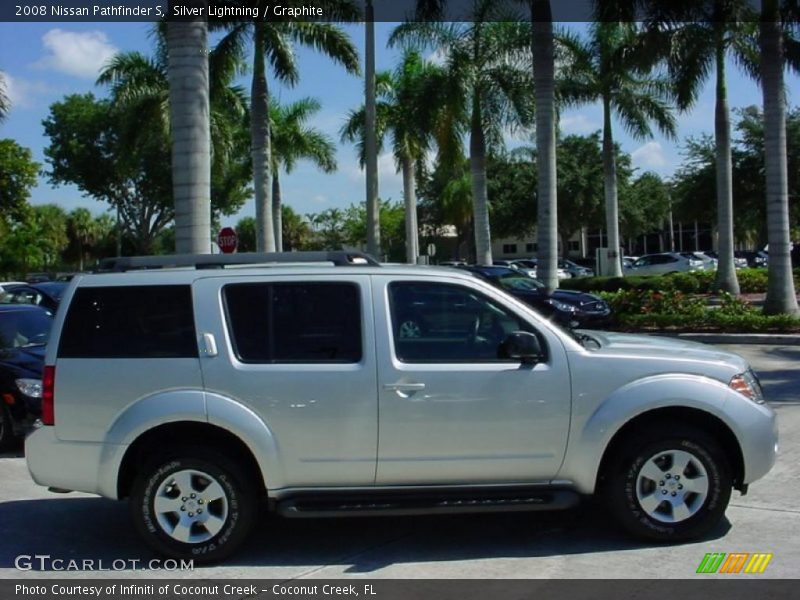 Silver Lightning / Graphite 2008 Nissan Pathfinder S
