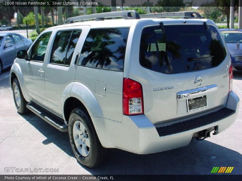 Silver Lightning / Graphite 2008 Nissan Pathfinder S