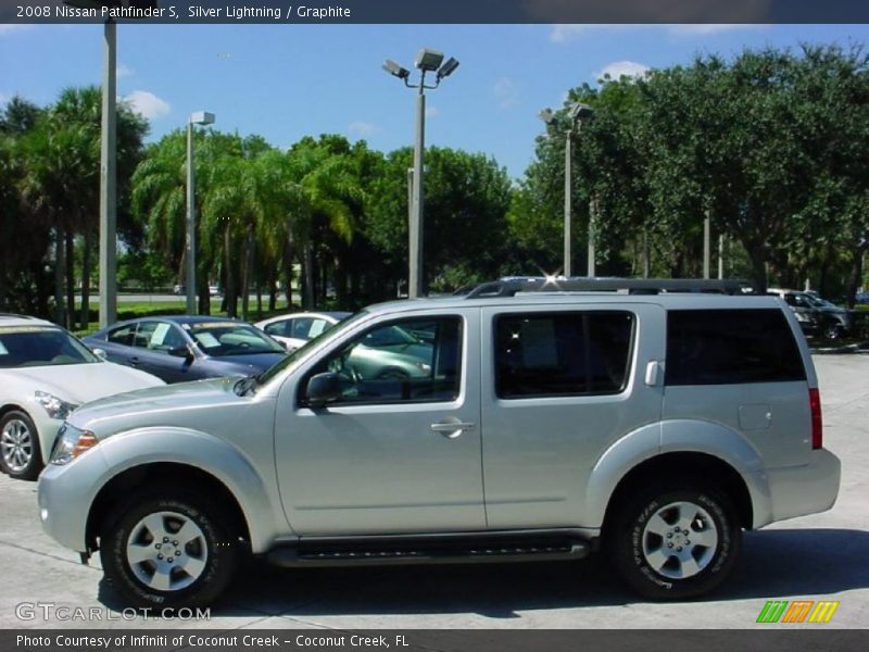 Silver Lightning / Graphite 2008 Nissan Pathfinder S