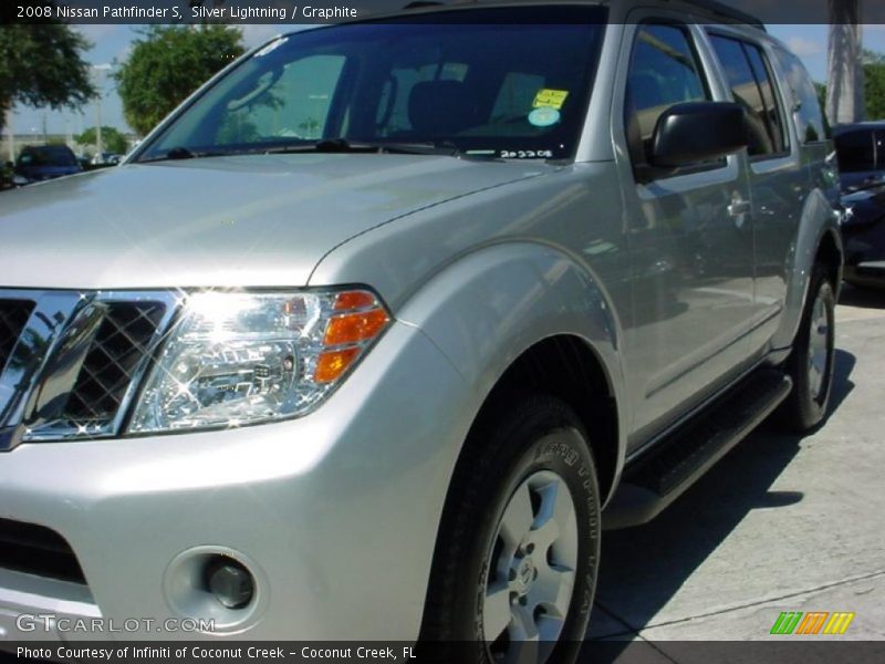 Silver Lightning / Graphite 2008 Nissan Pathfinder S