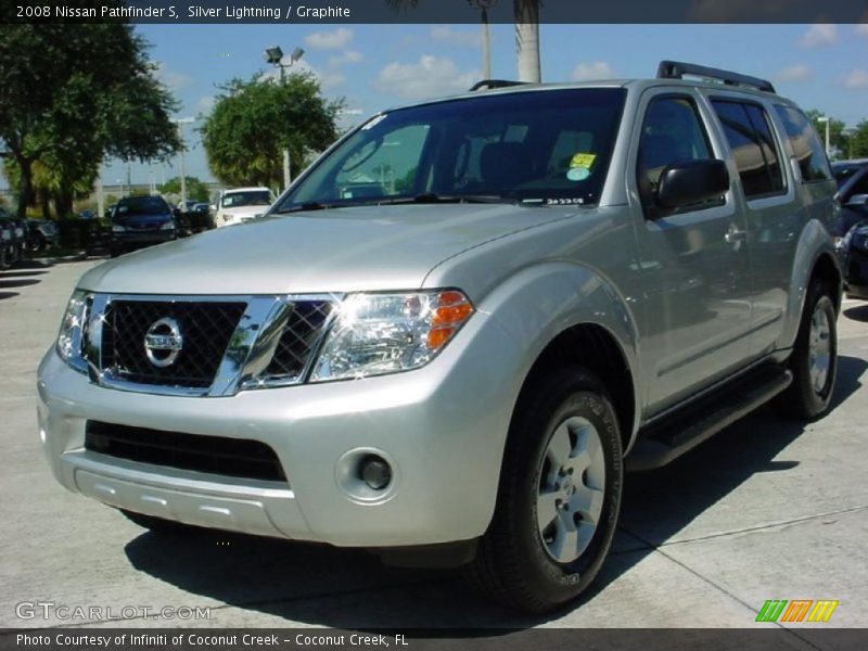 Silver Lightning / Graphite 2008 Nissan Pathfinder S