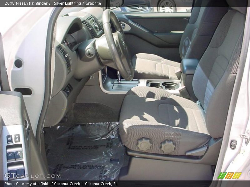 Silver Lightning / Graphite 2008 Nissan Pathfinder S