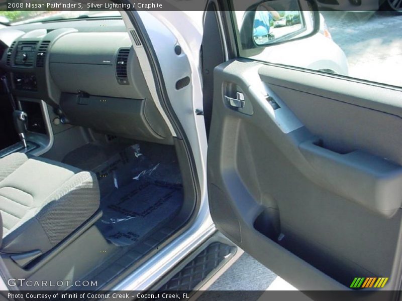 Silver Lightning / Graphite 2008 Nissan Pathfinder S