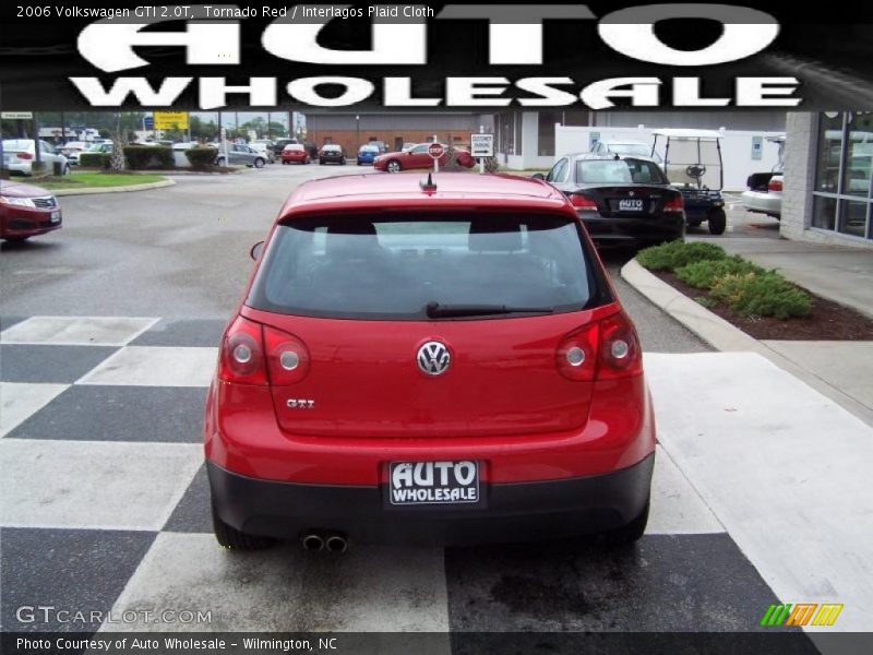 Tornado Red / Interlagos Plaid Cloth 2006 Volkswagen GTI 2.0T