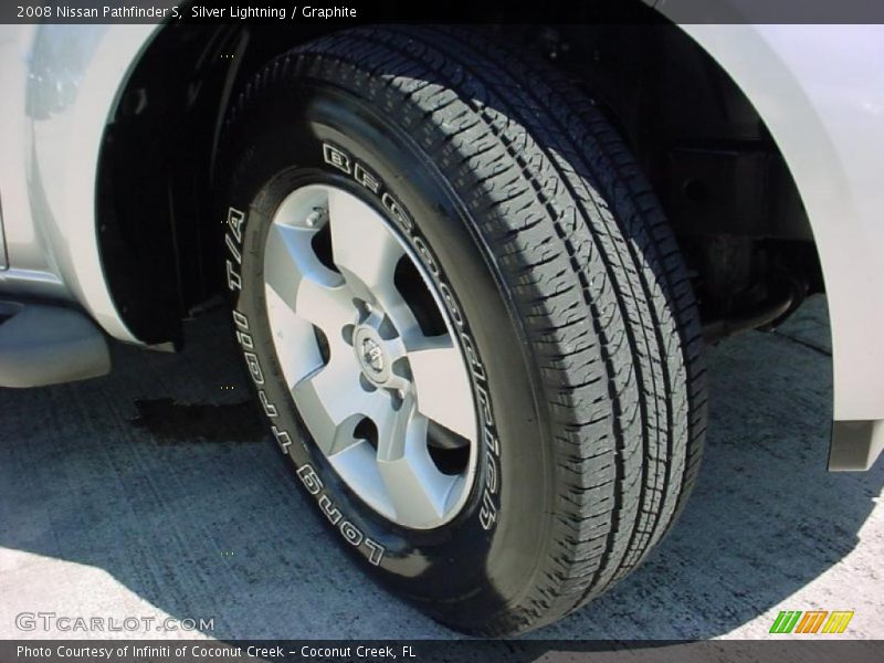 Silver Lightning / Graphite 2008 Nissan Pathfinder S