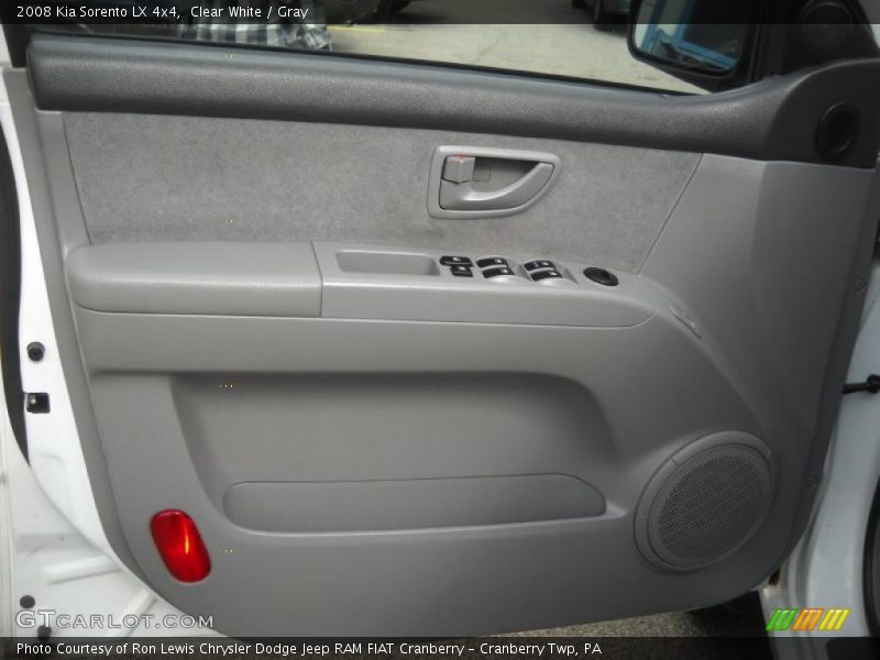 Clear White / Gray 2008 Kia Sorento LX 4x4