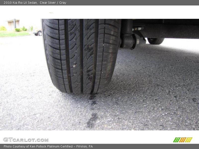 Clear Silver / Gray 2010 Kia Rio LX Sedan