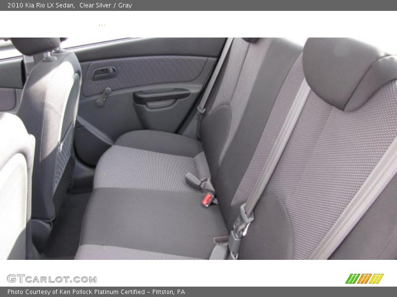 Clear Silver / Gray 2010 Kia Rio LX Sedan
