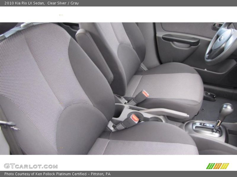 Clear Silver / Gray 2010 Kia Rio LX Sedan
