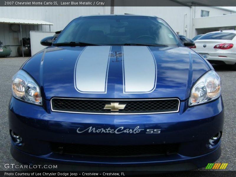 Laser Blue Metallic / Gray 2007 Chevrolet Monte Carlo SS