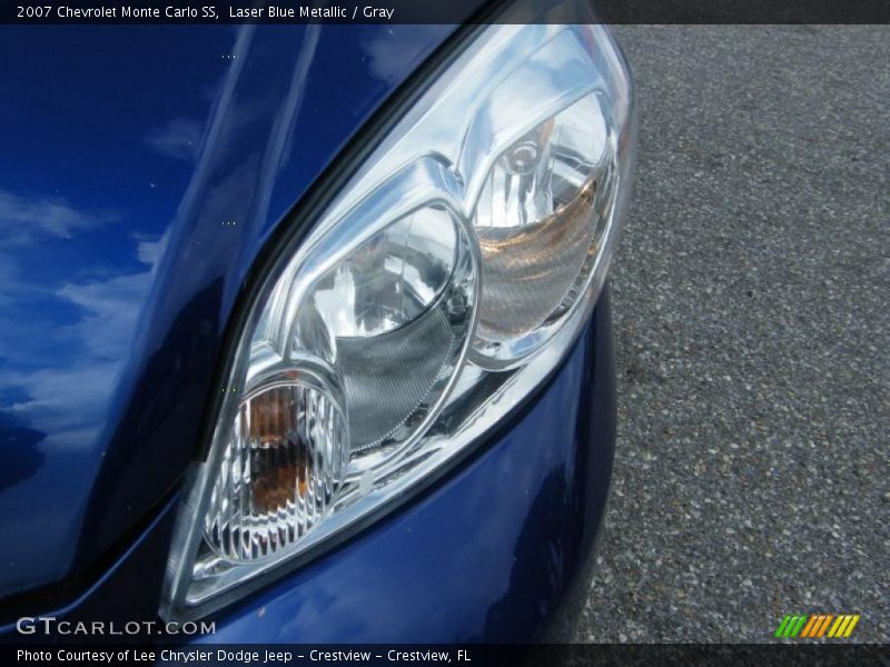 Laser Blue Metallic / Gray 2007 Chevrolet Monte Carlo SS