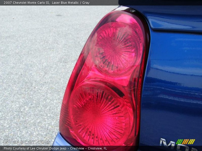 Laser Blue Metallic / Gray 2007 Chevrolet Monte Carlo SS
